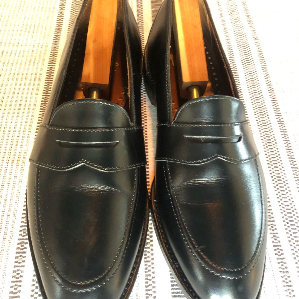 Allen Edmonds Black Leather Loafers